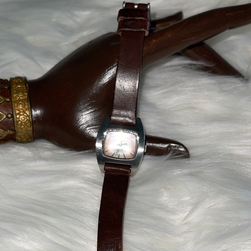 Diesel Women's Watch with Brown Leather Strap